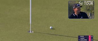 Patrick Reed goes close at the 16th