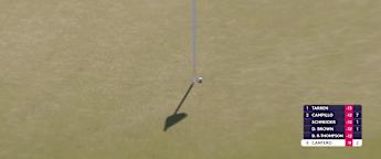 Ivan Cantero with a majestic pitch shot at the third