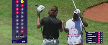 Schott makes birdie at the 18th