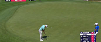 Shaun Norris regains the lead at the fourth