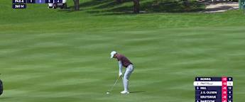 Dylan Frittelli holes out for eagle to lead