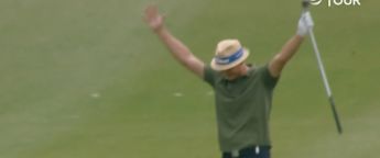 Tapio Pulkkanen holes out for eagle! 