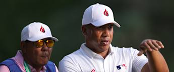 Jhonattan Vegas cashes in with late birdie burst to lead US PGA Championship