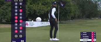 WATCH | Sean Crocker chips in at the ninth