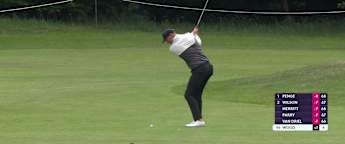 Chris Wood sets up eagle at the fifth