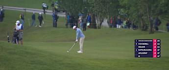 Rafa Cabrera Bello hits brilliant approach to set up birdie at the fourth