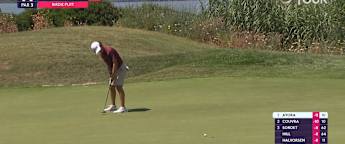 Angel Ayora birdies the 11th