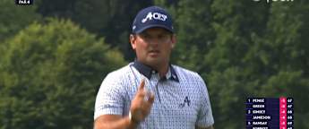Patrick Reed salvages a brilliant par at the 13th hole