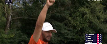 WATCH: Joost Luiten holes out for an eagle-two at the fourth