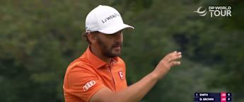 Joost Luiten birdies from long range at the tenth