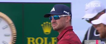 WATCH: Connor Syme almost aces the 14th hole