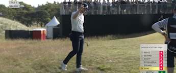 WATCH | Connor Syme chips in for eagle on the tenth