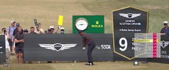 Xander Schauffele puts one tight at the ninth