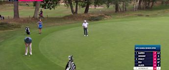 Ricardo González holes long-range birdie putt
