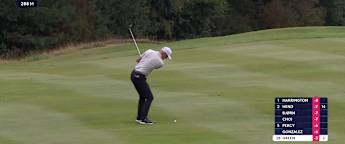 Richard Green comes close to hole-out eagle at the third