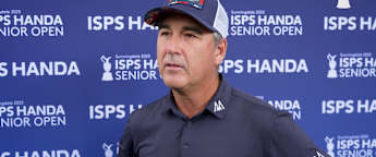 Clark Dennis hoping for some father-son success on both sides of the Atlantic as he plays his way into Senior Open contention