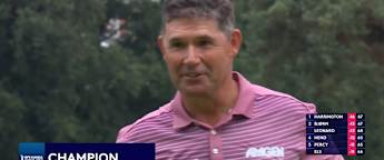 Pádraig Harrington seals Senior Open victory at Sunningdale