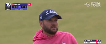 Jordan Smith dials into the close range at the tenth