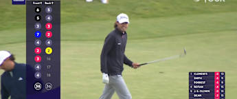 WATCH | Jacob Skov Olesen holes out for eagle at the 15th