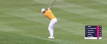 Haotong Li goes pin seeking at the fifth