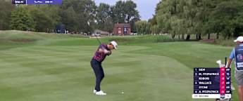 'A touch of genius' - Kristoffer Reitan sets up tap-in eagle after brilliant approach