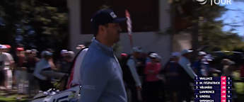 Thriston Lawrence sets up eagle at the sixth