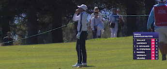 Joakim Lagergren denied hole-out eagle at 18th