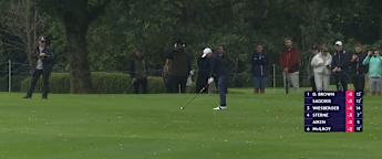 Andy Sullivan sets up eagle with incredible approach to the 18th