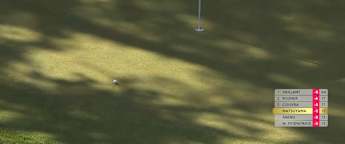Hideki Matsuyama sets up birdie at the 14th
