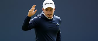 Ludvig Åberg and Tom Vaillant share lead after weather-affected first day at Wentworth