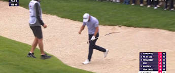 WATCH: Antoine Rozner birdies from the bunker at the 18th