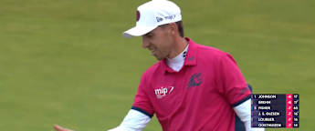 WATCH: David Puig drains long eagle putt to finish his round