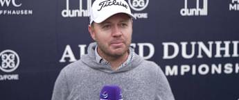 Richard Sterne -  I got the right draw today, I'm playing well