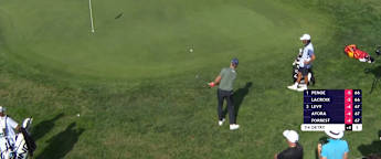 WATCH | Thomas Detry chips in at the sixth