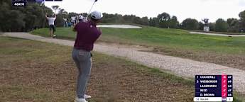 'What a shot' - Jon Rahm produces brilliant recovery shot to set up birdie