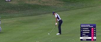 Joel Girrbach produces stellar approach at sixth to join the lead 