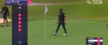 Junghwan Lee continues birdie blitz at the seventh