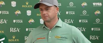 David Law: I felt a bit more confident on the course today