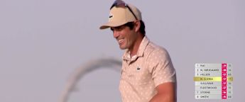 WATCH | Nacho Elvira sends crowd wild with long putt at 17th