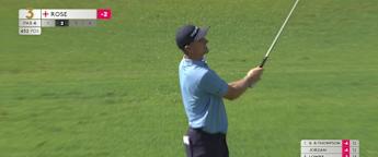 WATCH: Justin Rose skims over the hole at the 3rd