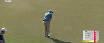 WATCH: Robert MacIntyre chips ON the green