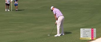 WATCH: Nicolai Hojgaard sets up eagle to lead