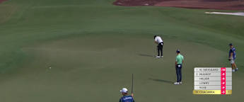 Eugenio Chacarra | DP World Tour Championship Round 3 | 8th Hole