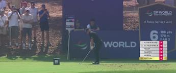 WATCH: Tyrrell Hatton sticks it stiff at the 6th