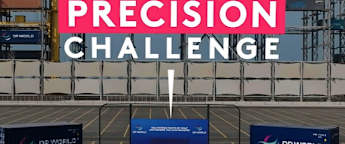 Rasmus and Nicolai Højgaard take part in the Precision Challenge presented by DP World