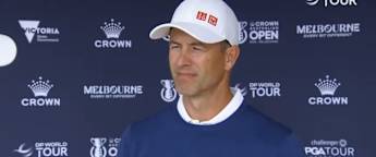 Adam Scott: It was probably one of the most challenging days I've had at Royal Melbourne