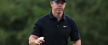 Rory McIlroy pleased with late flourish to progress in Melbourne after rare air shot