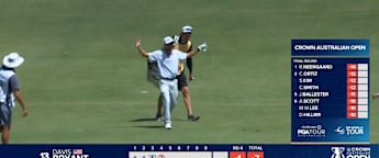 Davis Bryant makes hole-out eagle at the fourth