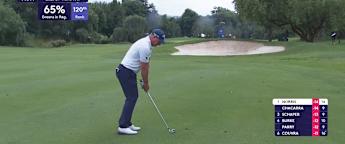 Shaun Norris makes three birdies in a row to co-lead