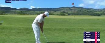 WATCH: Alexander Levy makes chip-in birdie at the tenth 